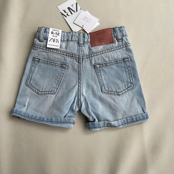 Zara Baby Jean Shorts 9-12month - Picture 7 of 13